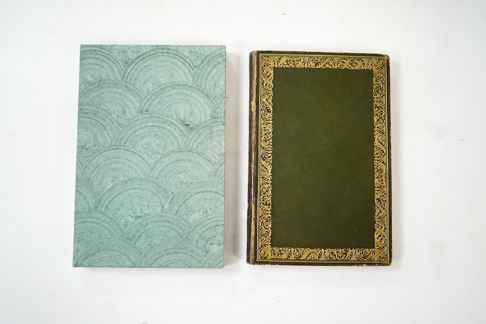 Rawstorne, Lawrence - Gamonia: or, the Art of Preserving Game; and an improved method of making plantations and covers ... First Edition. 15 hand coloured aquatint plates (by J.T. Rawlins), errata slip; old gilt ruled an